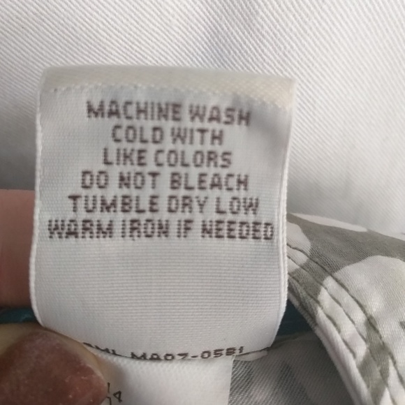 Merona Skirt Taupe Background w/ Cream Pattern 8 - Picture 6 of 7